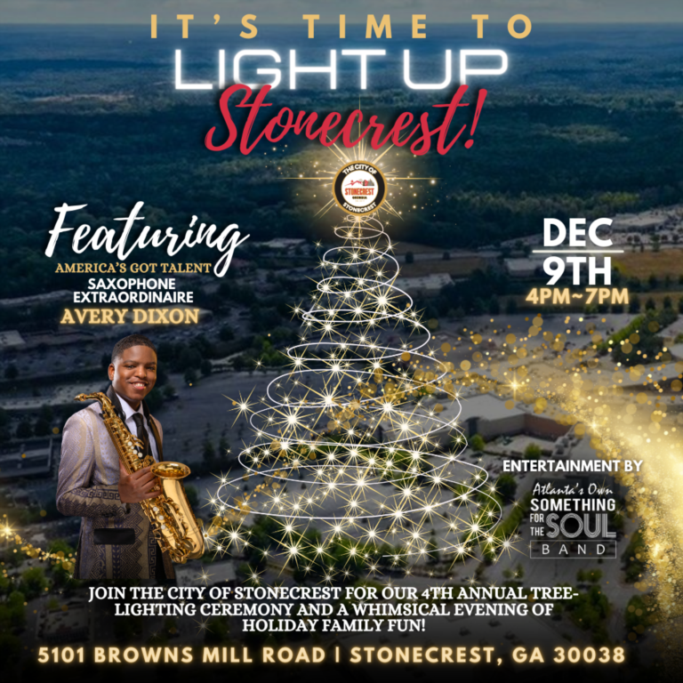 City of Stonecrest to Host 4th Annual Light Up Stonecrest Holiday Event